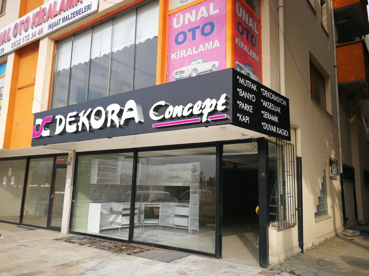 Gümüş krom görünümlü kutu harf | Ankara Reklamcı tabela