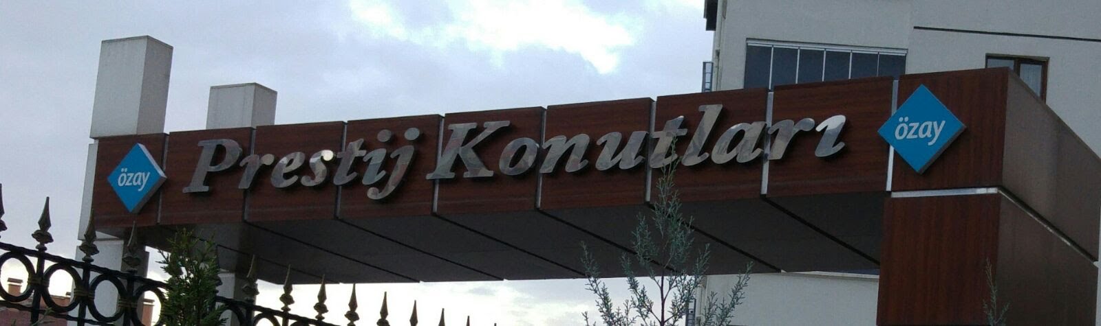 Site girişinde kompozit tabela | Ankara Reklamcı tabela