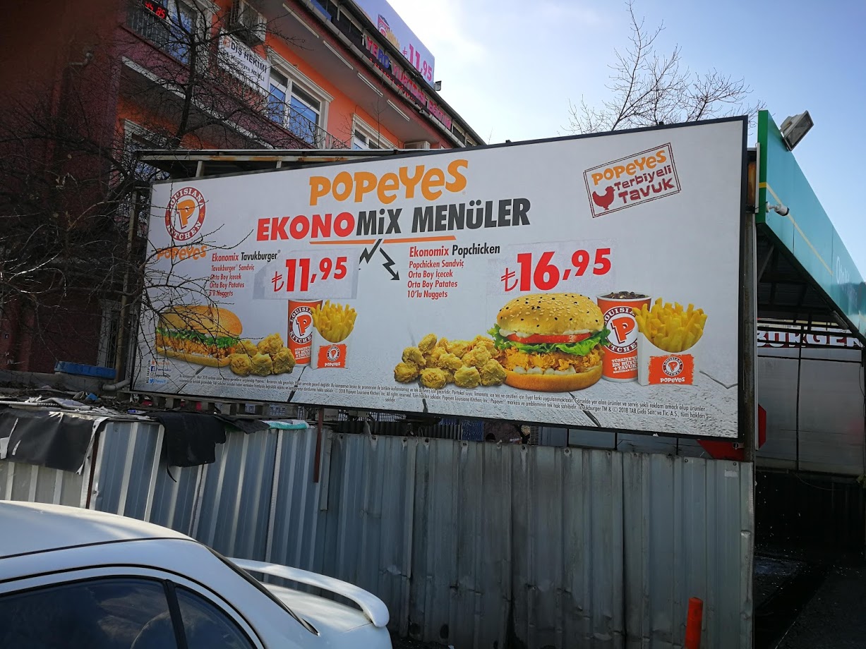 Dijital baskılı geniş tabela yüzeyi | Ankara Reklamcı tabela